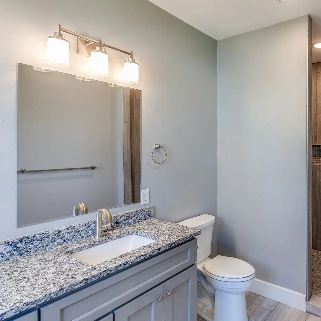Grey Bathroom Countertop