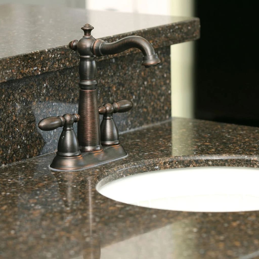 Dark Granite Sink Countertop