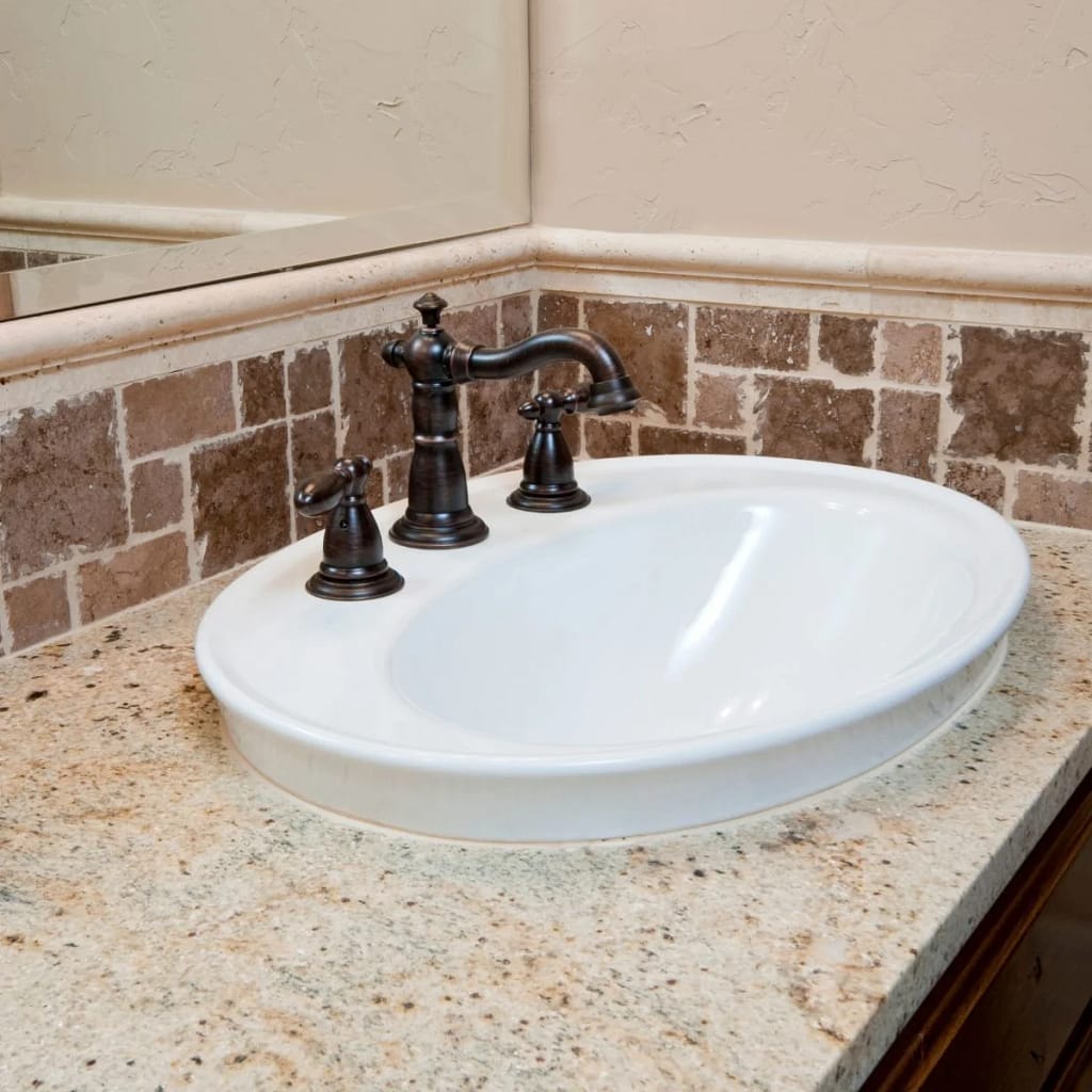 Cream/Sand Granite Bathroom Countertop
