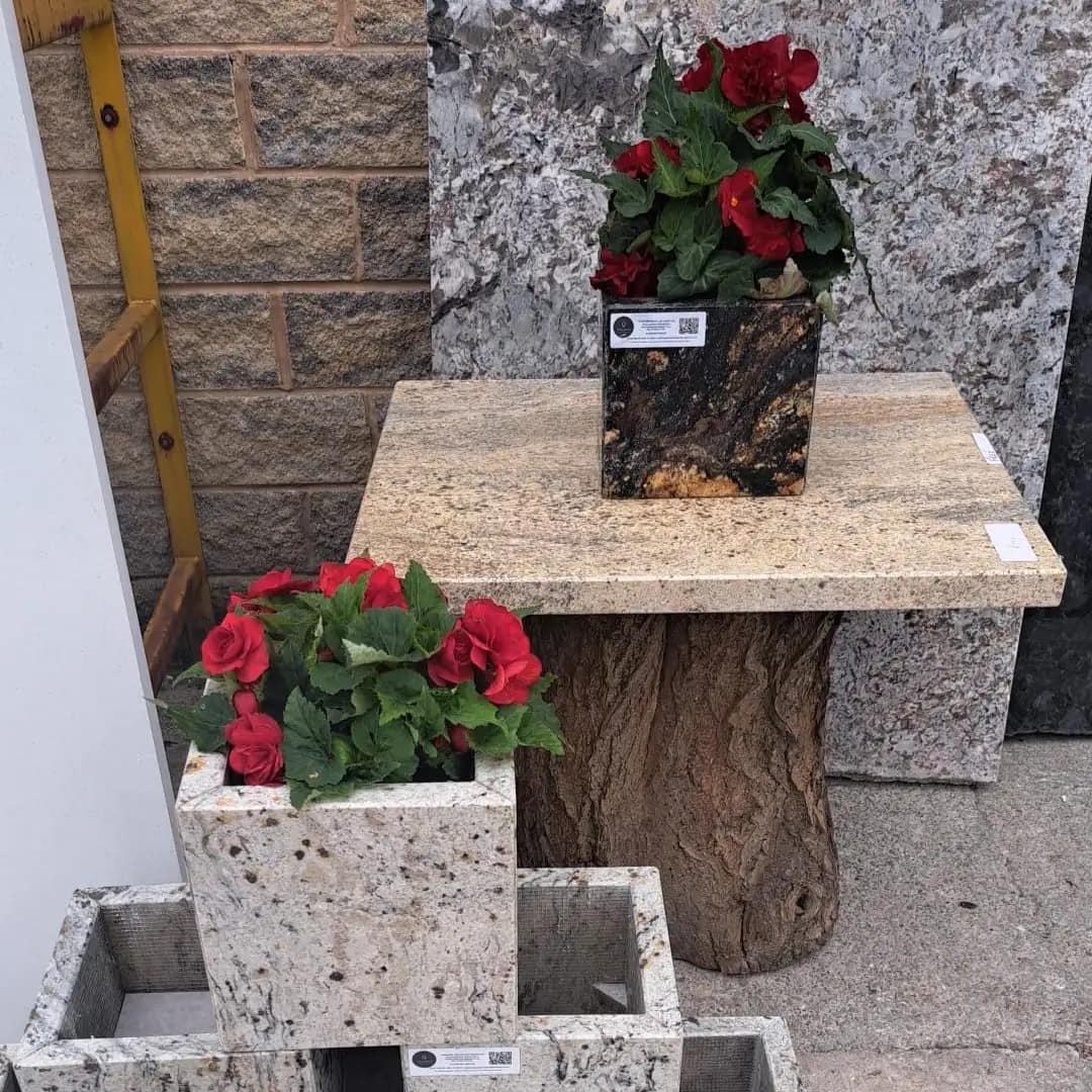 Quartz Planters And Plant Pots Made By Yorkshire Granite & Quartz