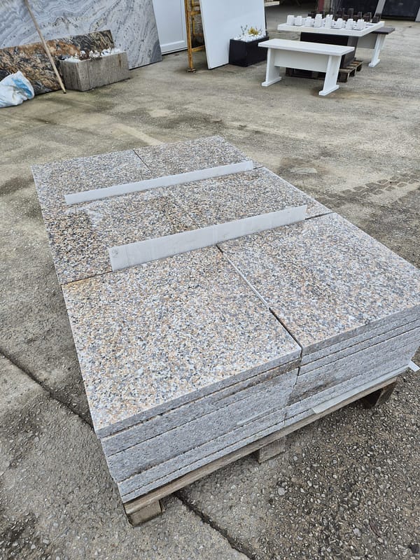 Rosa Porrino Granite tiles