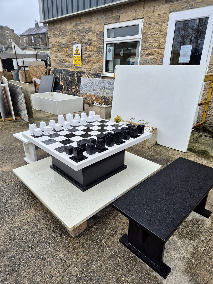 Granite And Quartz Giant Chess Set